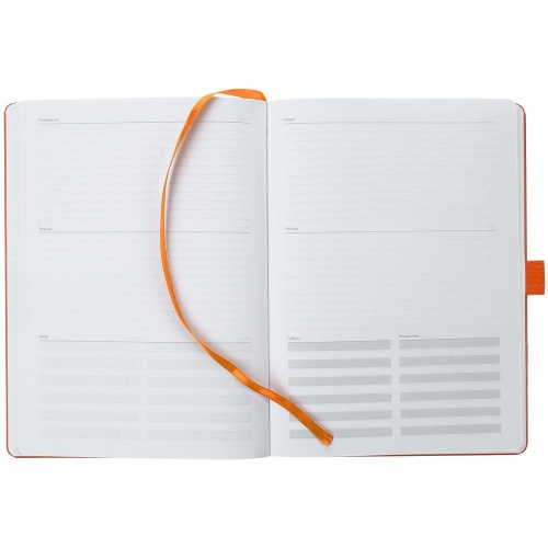 Еженедельник Lucky, недатированный, оранжевый фото 7