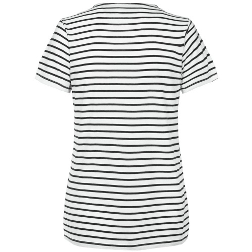 Футболка женская «Морские обитатели», белая с темно-синим фото 3