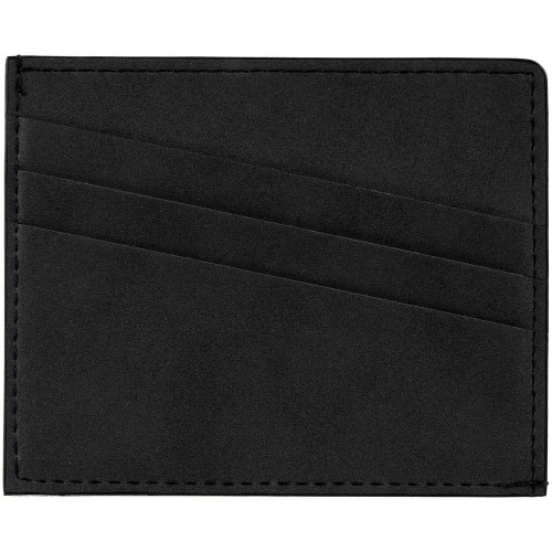 Чехол для карточек Nubuk, черный Чехол для карточек Nubuk, черный