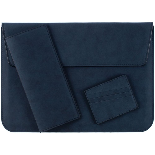 Чехол для карточек Nubuk, синий фото 9 Чехол для карточек Nubuk, синий фото 9