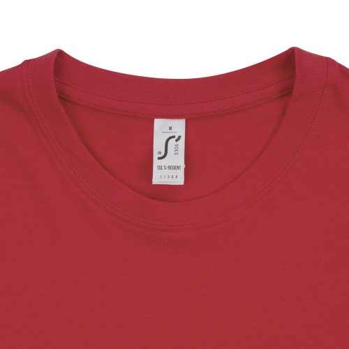 Футболка унисекс Regent 150, вишнево-красная фото 4