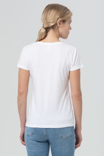 Футболка женская Miss 150, белая фото 7